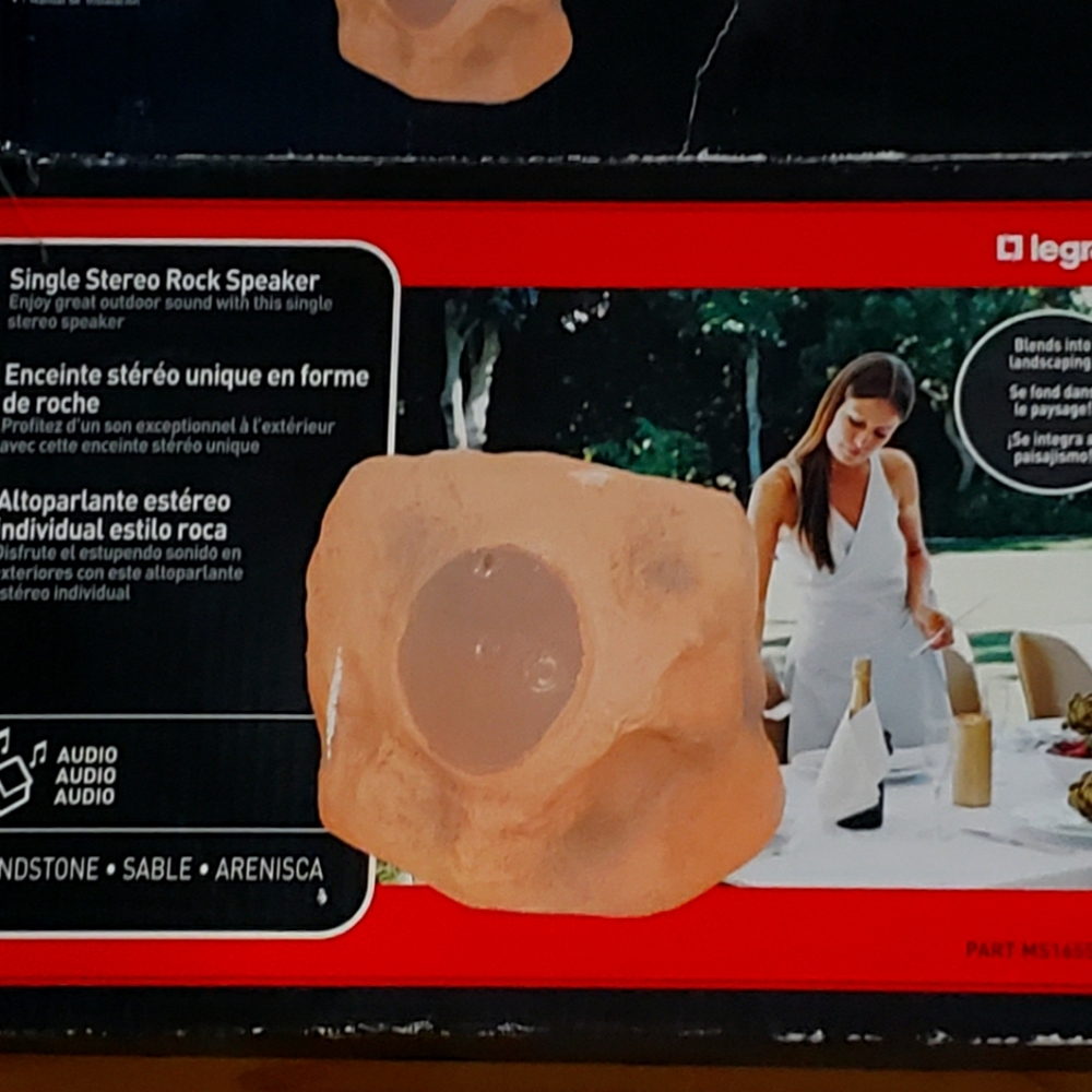 Legrand outdoor rock speaker-TWO for price of one